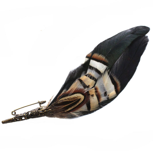French Partridge Feather Mount ZF022