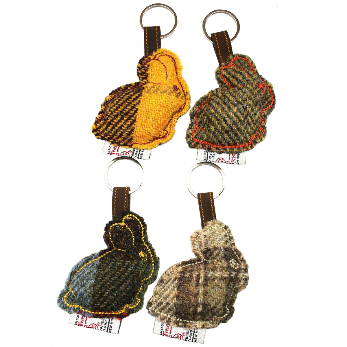Harris Tweed Key Ring 4pcs ZK001