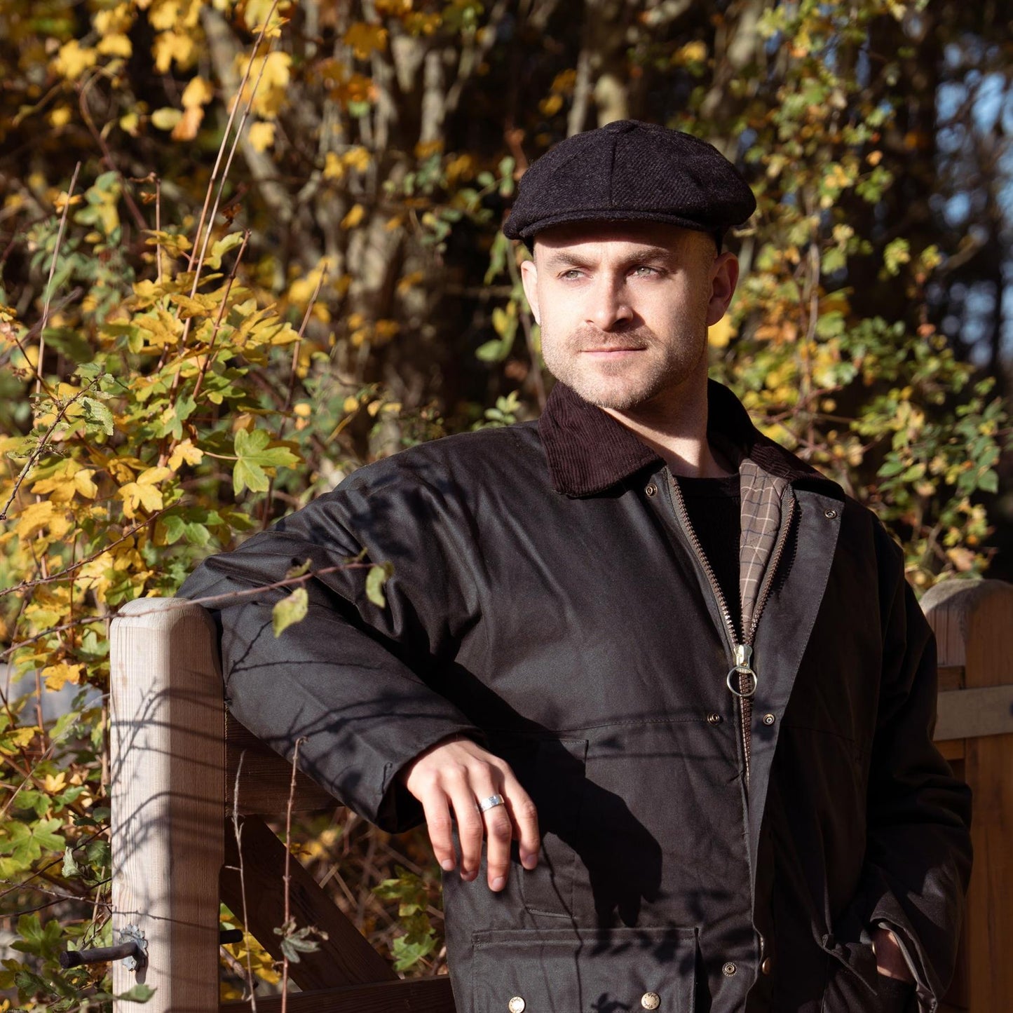 Archie Twill Tweed 8 Piece Cap ZH215