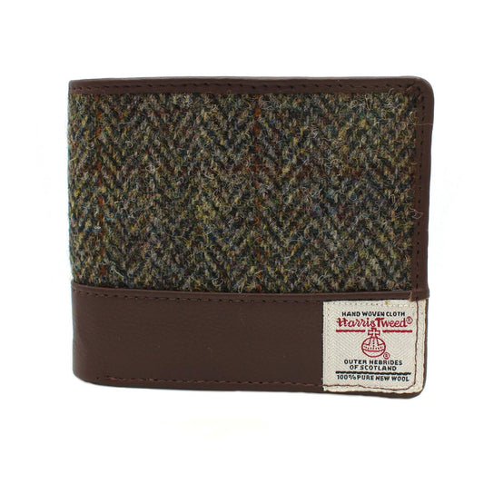 Callum Harris Tweed Leather Wallet ZB080