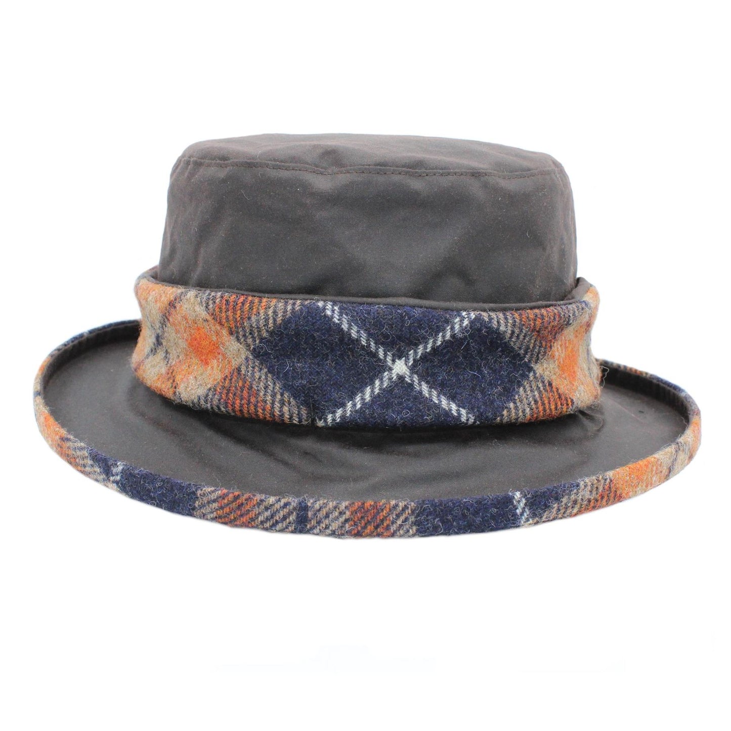 Natalie Wax Tweed Band Hat ZH186