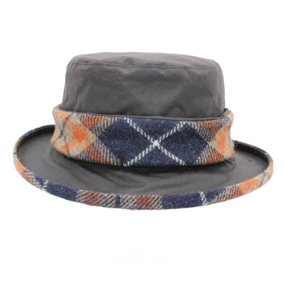 Natalie Wax Tweed Band Hat ZH186