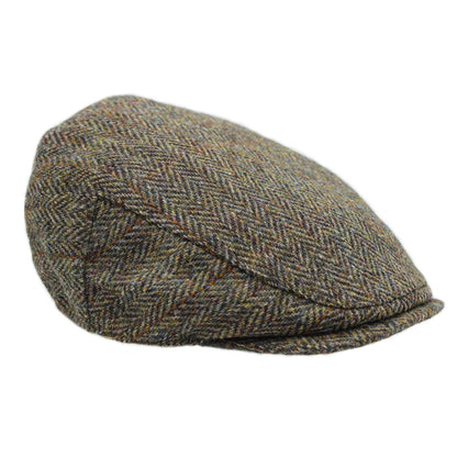 Highland Harris Tweed Flat Cap ZH014
