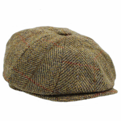 Brodick Harris Tweed 8 Piece Cap ZH293