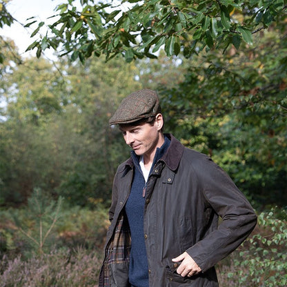 Kinloch Waterproof British Tweed Flat Cap ZH097