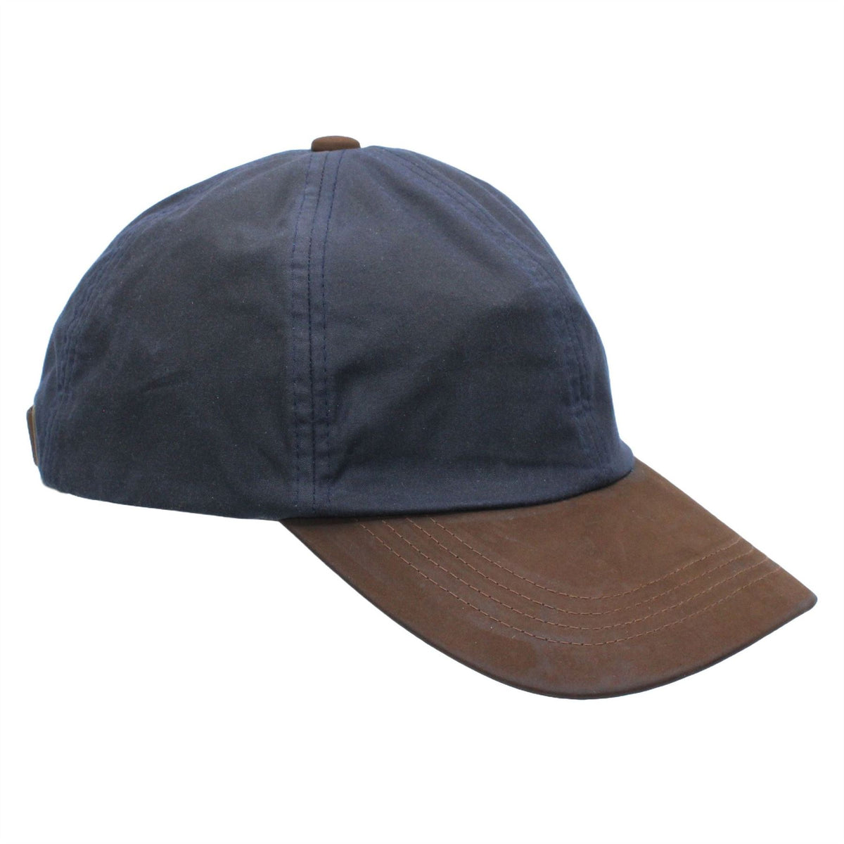Hamilton Wax Leather Peak Baseball Cap ZH009