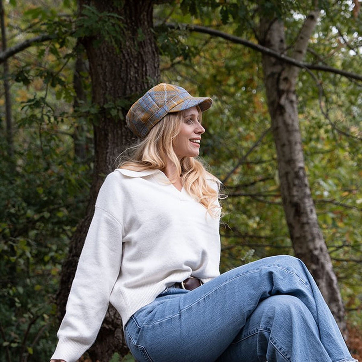 Rhona Harris Tweed Cadet Cap ZH227