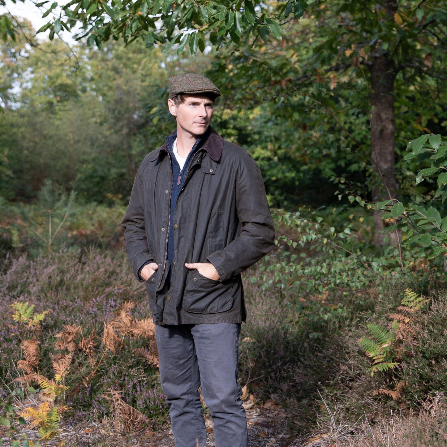 Kinloch Waterproof British Tweed Flat Cap ZH097