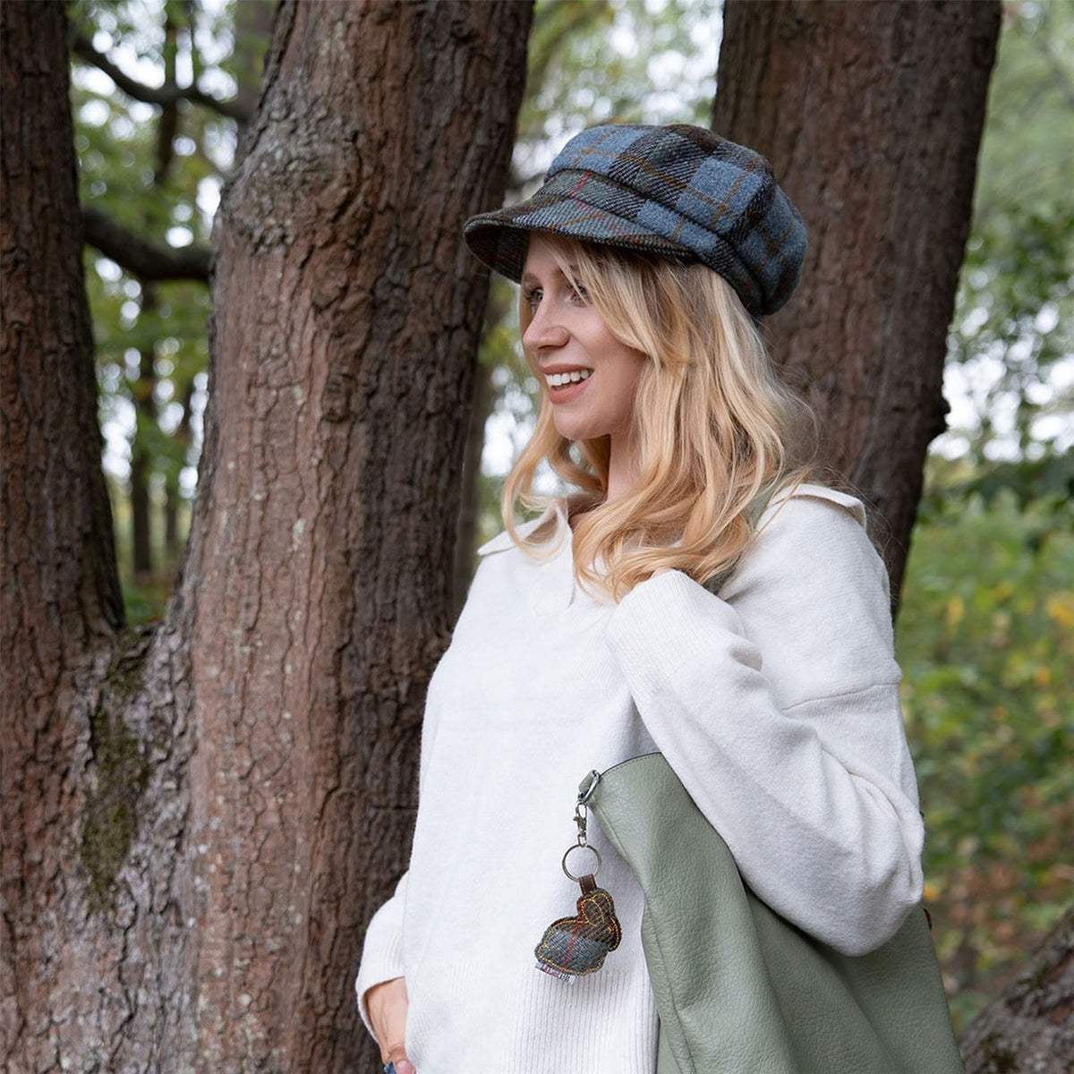Rosalie Harris Tweed Baker Boy Cap ZH051