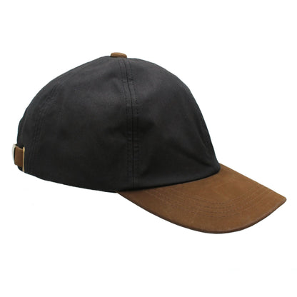 Hamilton Wax Leather Peak Baseball Cap ZH009