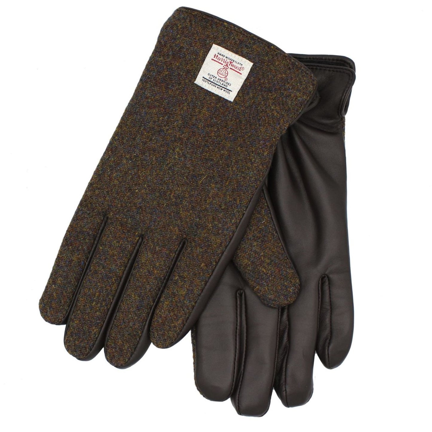 Grant Harris Tweed And Leather Men's Gloves ZG014